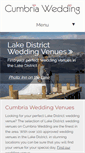 Mobile Screenshot of cumbriawedding.co.uk